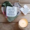 2-Pack Handmade Prayer Quilt with Cross ide, Pocket Size Comfort Quilts, Christian Sympathy Gift, 4 x 4 inches