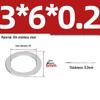 304 Stainless Steel Ultra-Thin Flat Washers - Available in Thickness: 0.1mm, 0.2mm, 0.3mm, 0.5mm