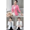 Spring and Autumn Professional Versatile Suit Long Sleeve Temperament Slim Fit Small Suit Jacket Women's Short Style Women