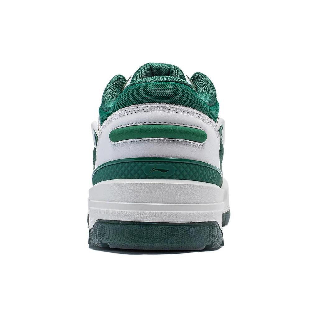 Li Ning 001 Btc Mega Versatile Retro Skate Shoes Thick Sole Height Increasing Non-Slip Shock Absorption Wear-Resistant Support Low-Top AGCU003-2