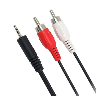 1,2 M 3,9 Fuß 3,5 mm Stecker Buchse auf 2 Rca Stecker Audio Kabel Splitter Telefon zum Lautsprecher