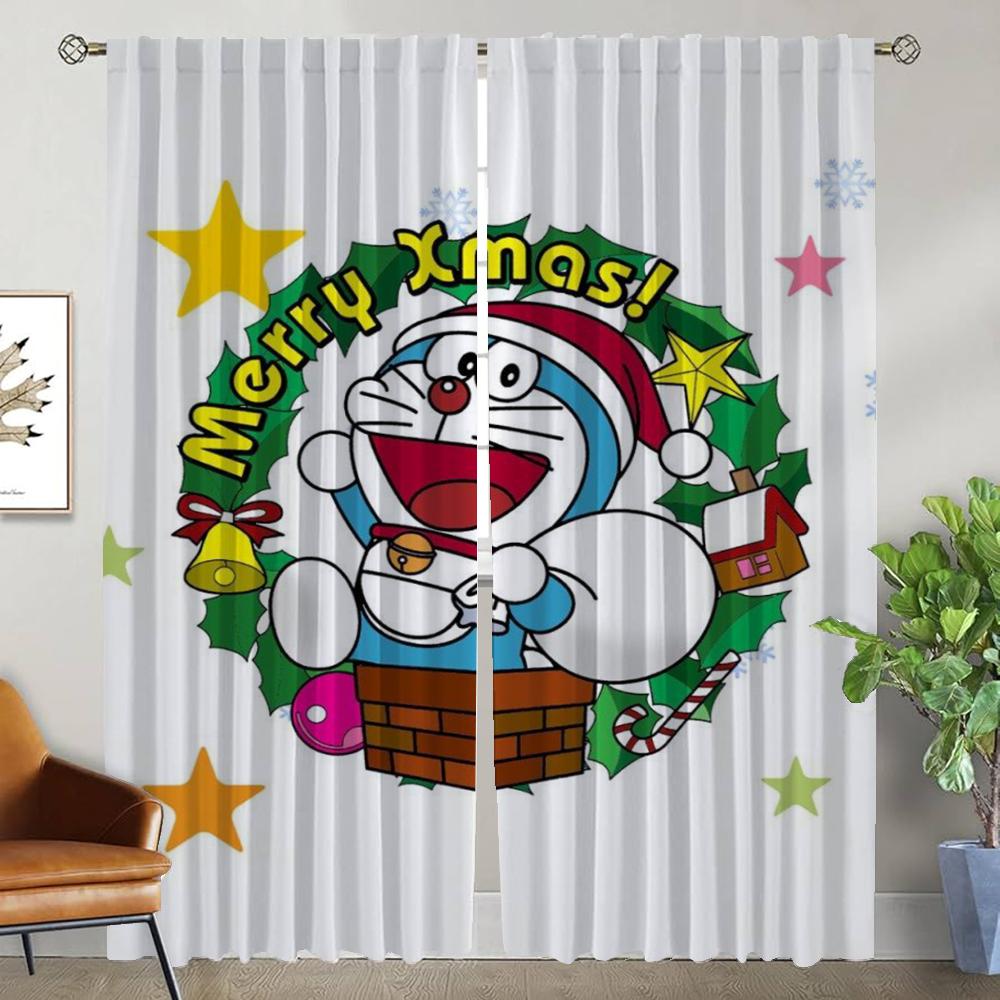 

Anti-mosquito Curtains 2 Pieces Doraemones Elegant Room Curtains for Camera Living Room Curtain Partition Halloween Decoration W50xH70cmx2pcs-CL