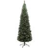 Artificial Christmas Tree 225 Cm with 980 Branches 38 Pine Cones and Metal Stand Christmas Tree for Living Room Indoor Green