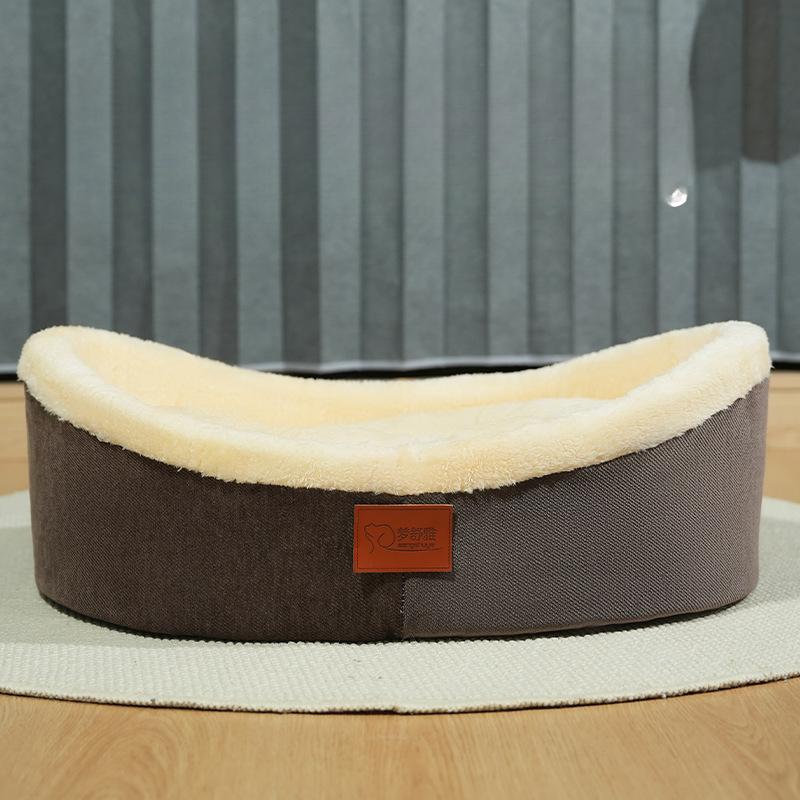 

Открытый кошачий питомник Rich Ingot Basin Специальный спальный коврик для домашних животных Теплый и утолщенный питомник для домашних животных Подходит для всех сезонов L 70*55*22cm