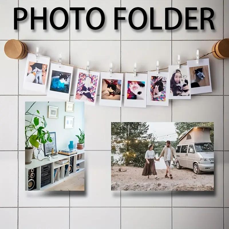 Transparent Acrylic Clips Small Plastic Clothespins with Secure Spring for Photos Documents DIY Crafts Office Home Decoration