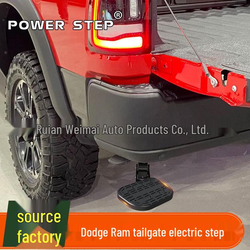Dodge Ram TRX Retractable Tailgate Step Pedal Modification