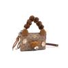 COACH clutch bag [Customized bag] 19 Bear hugging clouds, Ding Duo, plush doll, bear decoration, fashionable and versatile, simple bear hugging clouds