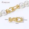 18K Gold Plated Connector Verschlüsse Für Perlenarmband Halskette Herstellung,Perlen Endkappen Befestigungsverschlüsse DIY Handgemachter Schmuck Zubehör