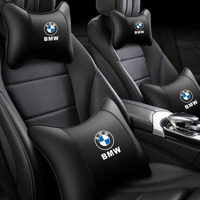 Skóra PU Poduszka podpierająca lędźwiecie zagłówka siedzenia samochodowego Wnętrze Do BMW M3 M4 M5 G42 G30 G20 E39 E36 E87 E53 F44 F07 F34 G15 G16 R4W