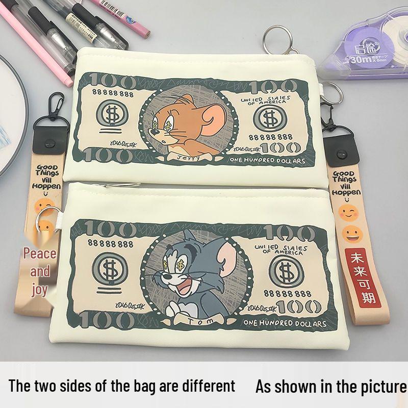 Tom & Jerry Large Capacity Wallet for Students - Boys & Girls