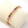 Luxury Rainbow Zircon Bracelet Vintage Colored Crystal Bracelet Delicate Rhinestone Bracelet  Gifts
