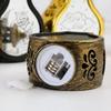 Creative Pear-shaped Candle Holder Retro Vintage Ramadan Lantern Flameless Ramadan Kareem Electronic Candle Lamp Muslim Holiday