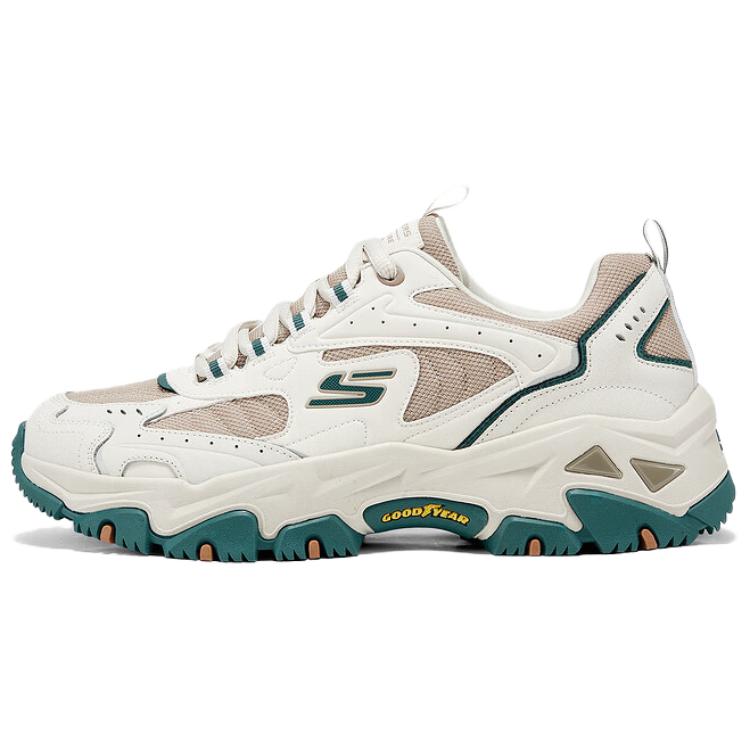 Skechers DLites Hiker Cloudland Scarpe Estetica Outdoor Tendenza Moda Ammortizzazione Leggera Scarpe da Trekking Basse Sportive Sneaker da Uomo 237426-NTGR