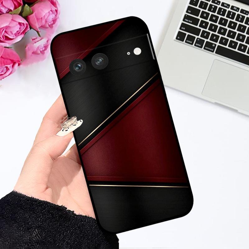 For Google Pixel 7 Pro Case PIXEL 7A 6 6A Fashion TPU Silicone Phone Cover For GOOGLE Pixel 8 Pro 8A 5G Shockproof Bumper Cases