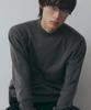 NODU Mock Neck Half Turtleneck Knit [Gray]