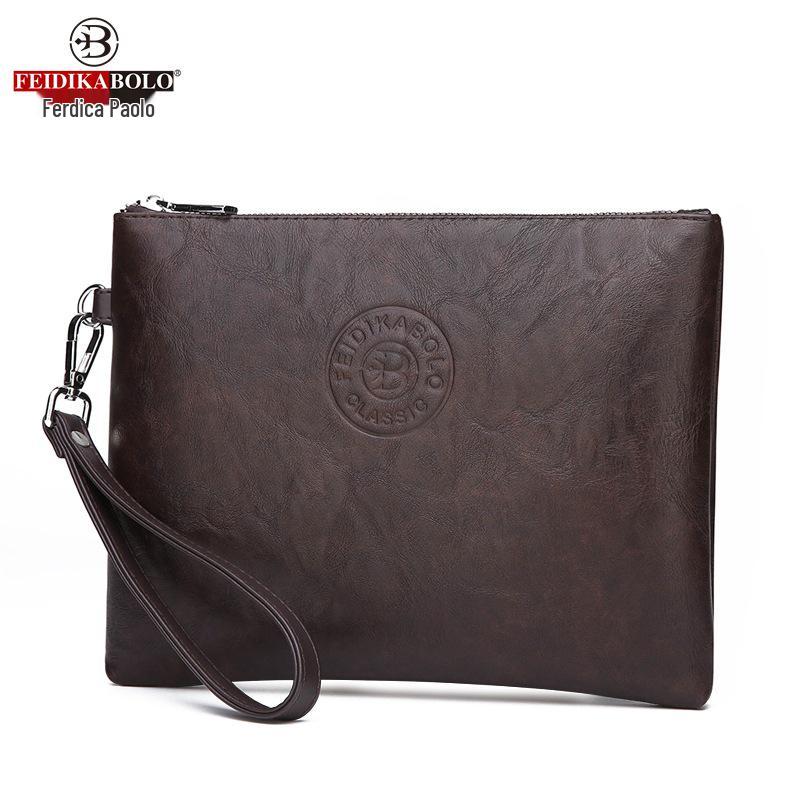 Men's 2023 Casual PU Leather Clutch Bag - Large Capacity Phone Wallet