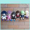 Adorable Danganronpa V3 Kokichi Oma Plush Toy Doll Key Chains Pendant For Kids