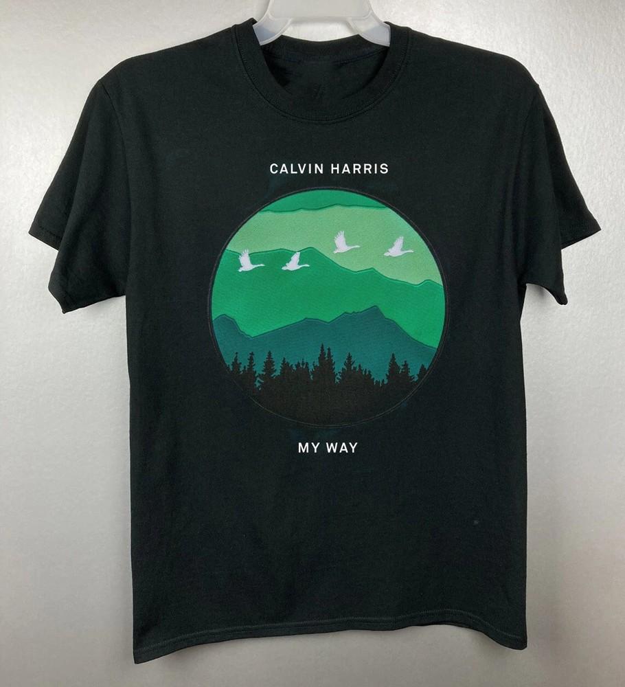 Calvin Harris  My Way Black Cotton Shirt Gift For Fan FN1381 Unisex T-Shirt XXXXL