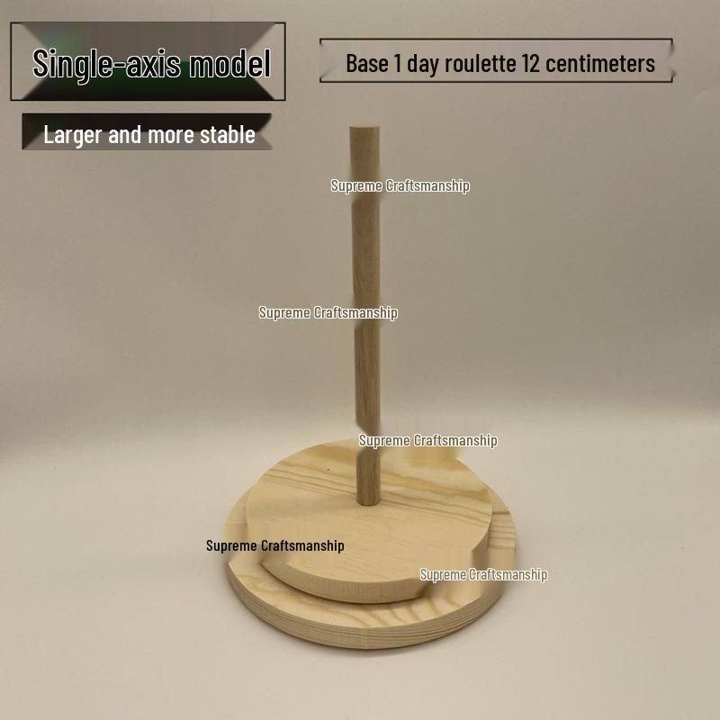 Detachable Solid Wood Yarn Winder: Portable, Lightweight Hand Knitting & Weaving Tool.