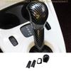 For Benz Smart Fortwo 2016-2018 Carbon Fiber Center Console Gear Shift Knob Trim