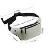HAWEE Waist Stylish Waist Bag for Men and Waterproof Perfect for Running Pouch, Bag/Shoulder Women, 2-Way Polyester, Travel, Work, Hiking, Walking,