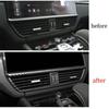 For Porsche Cayenne 2018-23 ABS Carbon Fiber Instrument L&R Air Outlet Vent Trim