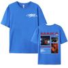 Rapper Maka Aura Tour 2025 Double Sided Printed Tshirts Vintage Oversized for Unisex Women Casual Hot Sale 100 Cotton T Shirt