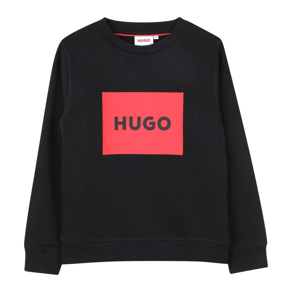 Hugo Childrens/Kids Box Logo Crew Neck Sweatshirt
