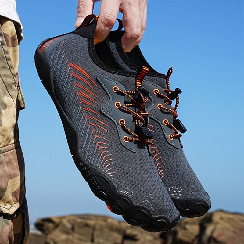 Mens Barefoot Beach Shoes Adult Dabble Climbing Breathable Soft Anti Slip Fashion Outdoor Camping Five Finger Fishing Shoes