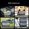 Outdoor camping storage box, car folding trolley box, camping picnic organizer box, grocery cart, small cart, shopping cart