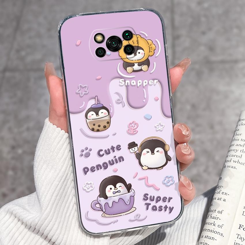 Clear Phone Case For Xiaomi Poco X3 X4 NFC X5 X6 X7 Pro F4 GT F5 Soft TPU Casing Retro Pocket Watch Patterns Shockproof Shell For Xiaomi Cover Capa