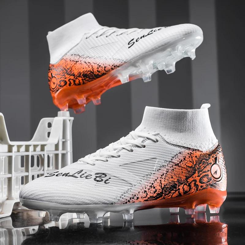Men Football Boots Professional Cleats Sneakers Ultralight Unisex Original  TF/FG Women Match Soccer Shoes High-quality