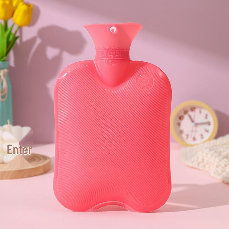 Large Hot Water Bottle: Warm Water Bag for Belly, Hand, and Bed