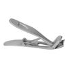 Angled Head Nail Clipper Wide Jaw Opening Fingernail Clipper Ergonomic Toenail Trimmer With Nail File for Seniors Thick Nails Large