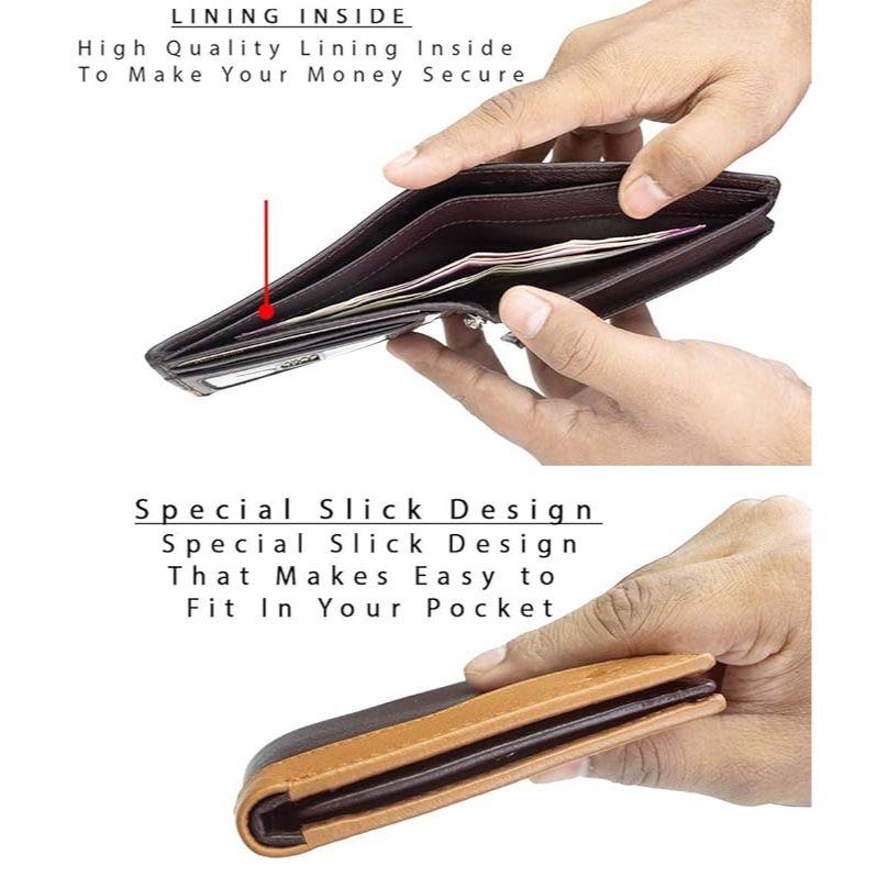 Праздничная подарочная корзина | Коричневый кошелек Buttler из натуральной кожи — фото 3