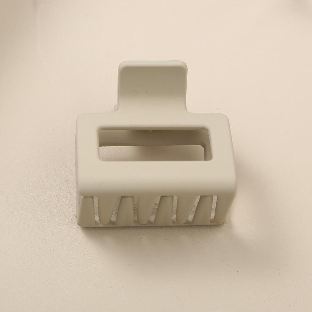 8.5CM x 10.5CM Rectangular Matte PS Hair Clip - Simple Shark Hair Accessory