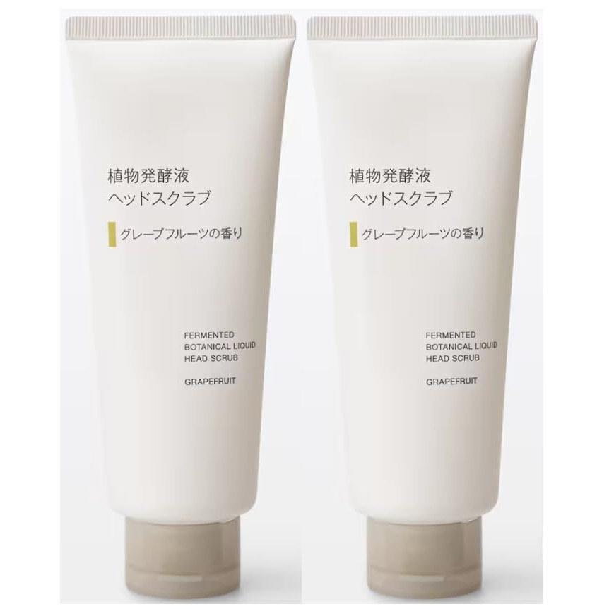 Bulk Purchase Muji Plant Fermented Liquid Head Scrub Grapefruit Scent 200g 100 Natural Ingredients Paraben-FreeAlcohol-Free 2