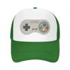 Personalized Retro Video Game Controller Baseball Cap Outdoor Unisex Womens Adjustable Gamer Gift Trucker Hat Autumn Dad Hat