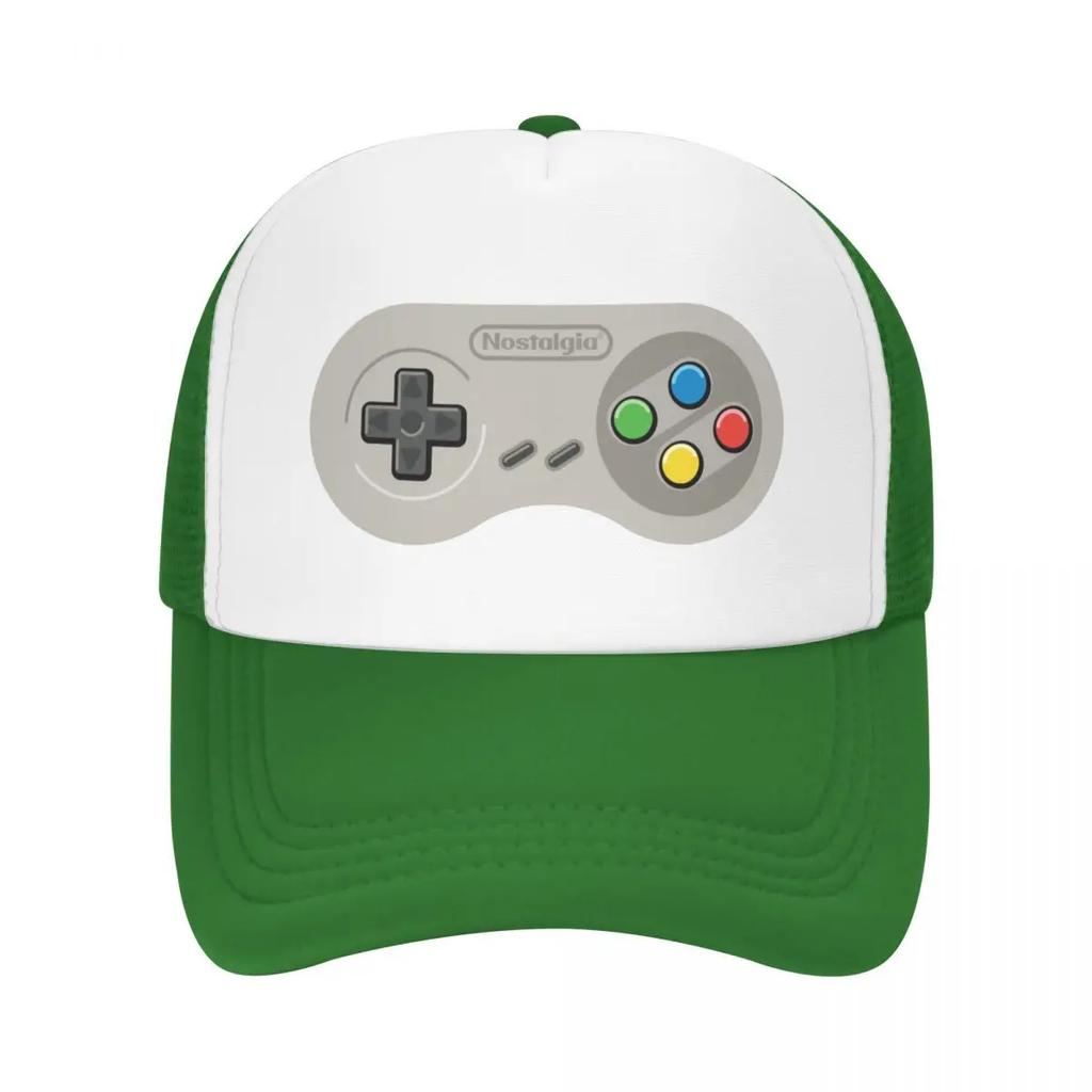 Personalized Retro Video Game Controller Baseball Cap Outdoor Unisex Womens Adjustable Gamer Gift Trucker Hat Autumn Dad Hat