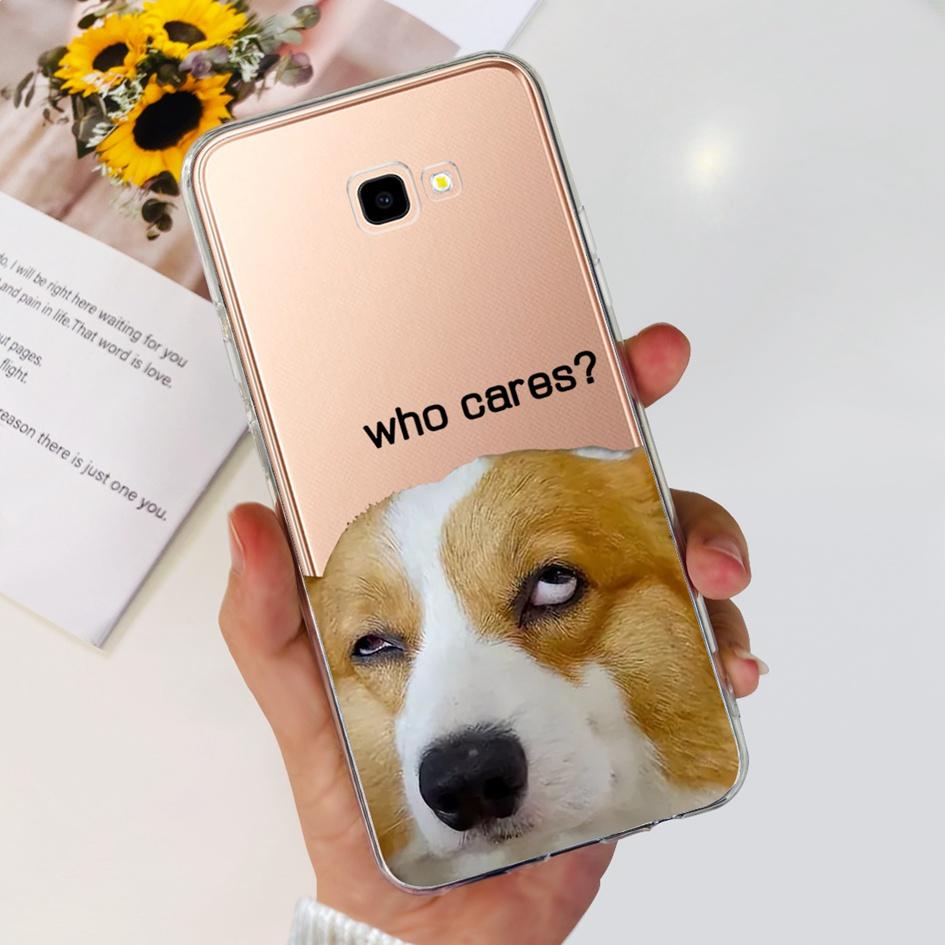 For Samsung J4 Plus Case J415 SM-J415F Silicone Cover Popular Flower Clear TPU Soft Bumper For Samsung Galaxy J4 2018 J4+ Fundas