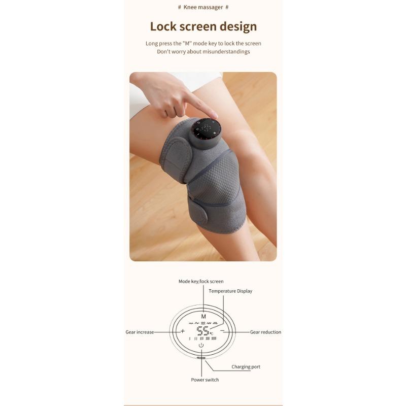 Neu Heizung massage knie pads gemeinsame heiße kompresse warme massage schulter knie ellenbogen drahtlose