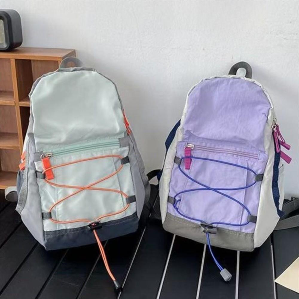 Drawstring Outdoor Mountain Bag Large Capacity Climb Bag Casual Lightweight Nylon Bag  Men