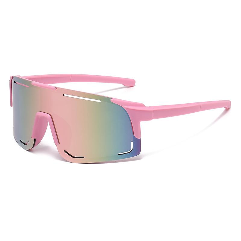 

Fashion Children S Colorful Cycling Glasses Personalized Sports Sunglasses Outdoor Mountaineering Integrated Eye Protection Sunglasses