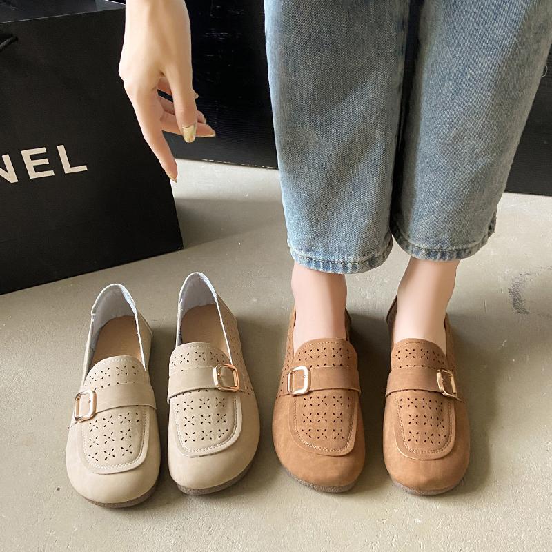 Fashion Spring Women Casual Shoes Women Flats Shoes Loafers Slip on Ladies Light Fur Moccasins Designer Shoes Zapatos Mujer