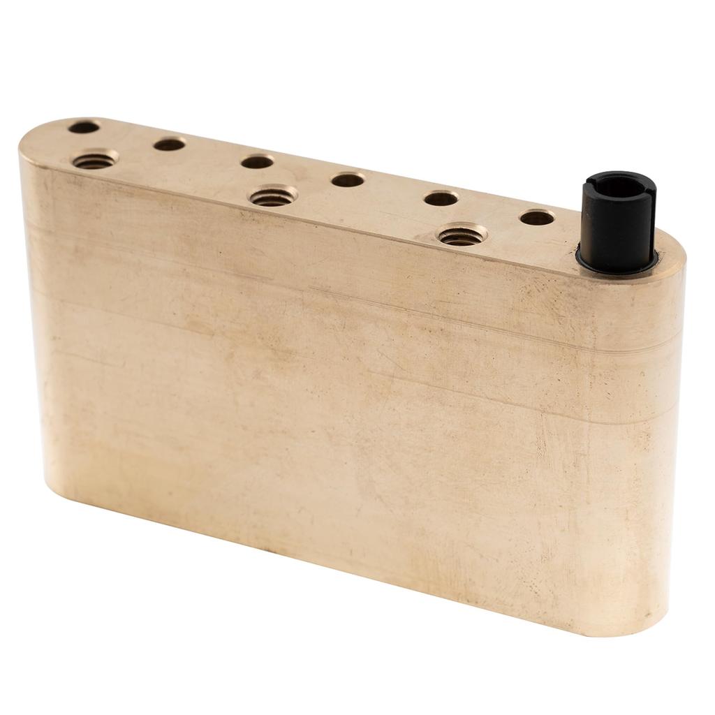 Musiclily Ultra Brass 41mm Tremolo Block (10.5mm String Pitch) for PRS SE-Style Electric Guitar Tremolo Bridges