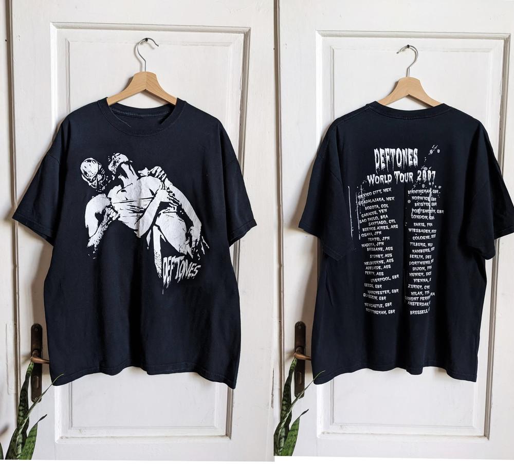 

2001 2Sided Deftones band short sleeve S5XL Unisex Shirt Concert R335 Unisex T-Shirt S