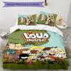 Loud House 3pcs Bedding Set Duvet Cover Closure Includes 1 Duvet Cover & 2 Pillowcases for All Seasons Bedroom Home Dorm Decor