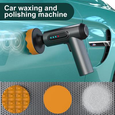 Wireless Car Polishing Machine 2000rpm Cordless Car Buffer Polisher Kit 4000mAh USB Charging Digital Display for Household Car Detailing/Waxing