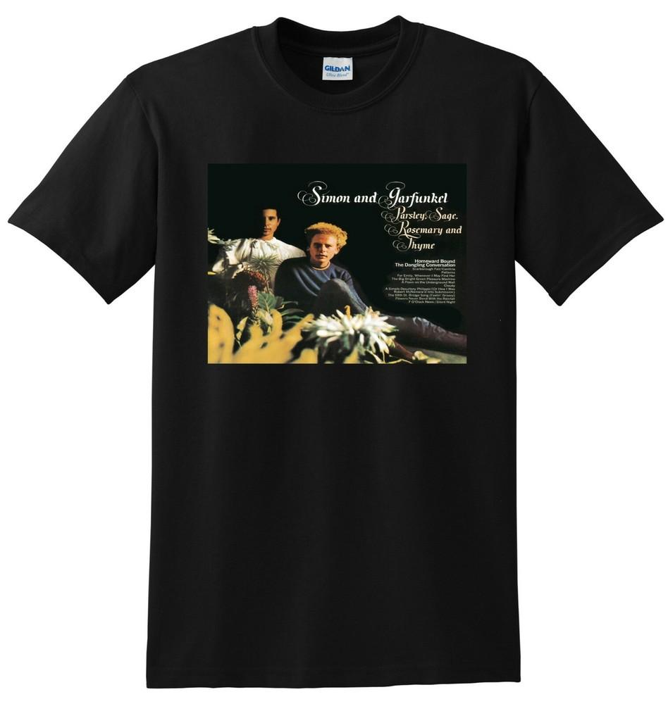 

SIMON AND GARFUNKEL T SHIRT parsley sage rosemary and thyme S-5XL Unisex T-Shirt L