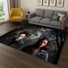 Tappeto Tappeto Saga di Twilight Edward Bella per Camera da Letto Soggiorno Divano Sala Giochi Zerbino Decorazione Casa, Tappeto Area Giochi Bambini Antiscivolo Regalo